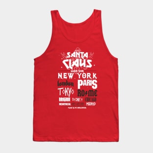 Santa Claus World tour Tank Top